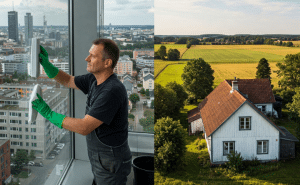 Forskelle i Behovet for Vinduespolering mellem Store Byer og Landdistrikter