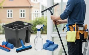 Værktøjer og udstyr til effektiv vinduespudsning